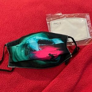 New kid’s shark and surfer face mask